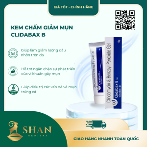 Kem chấm giảm mụn CLIDABAX B 15gam