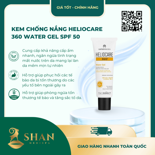 Kem chong nang Heliocare 360 Water Gel SPF 50