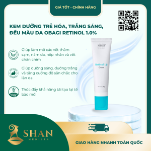 Kem dưỡng trẻ hóa, trắng sáng, đều màu da Obagi Retinol 1.0%