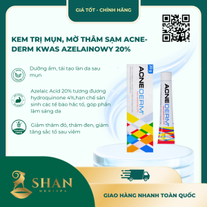 Kem trị mụn, mờ thâm sạm Acne-Derm Kwas Azelainowy 20%