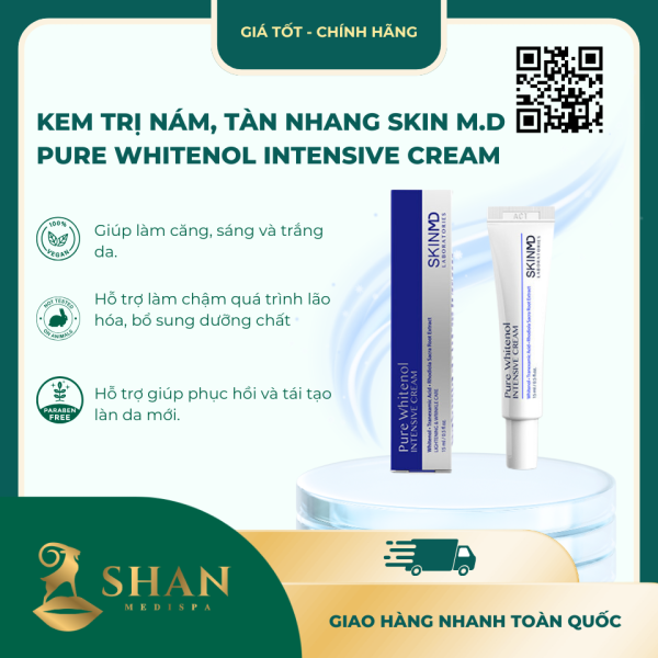 Kem tri nam tan nhang Skin M.D Pure Whitenol Intensive Cream