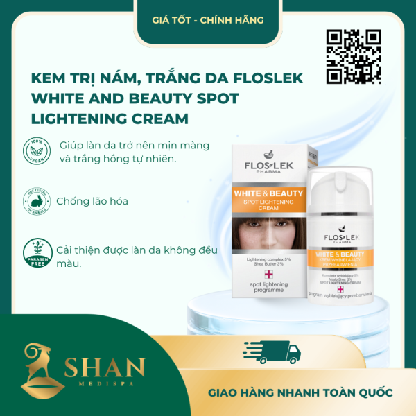 Kem tri nam trang da Floslek White and Beauty Spot Lightening Cream