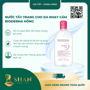 Nước tẩy trang cho da nhạy cảm BIODERMA hồng