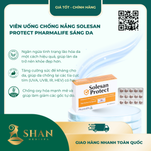 Viên uống chống nắng Solesan Protect Pharmalife sáng da