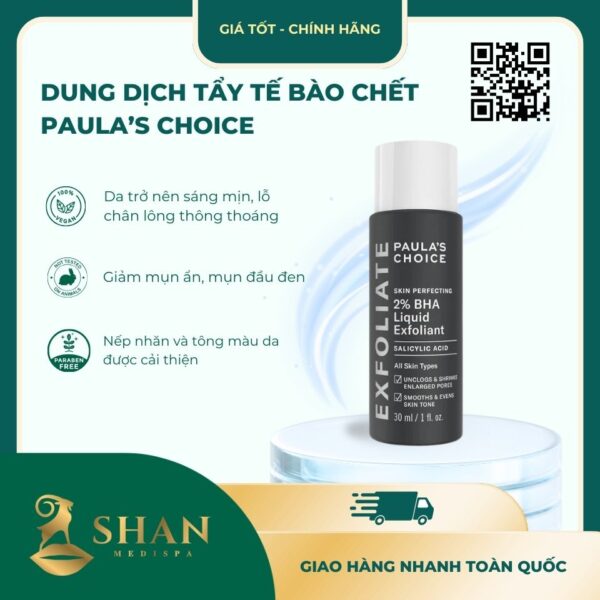 Dung Dich Tay Da Chet Paulas Choice 2 BHA 118ml