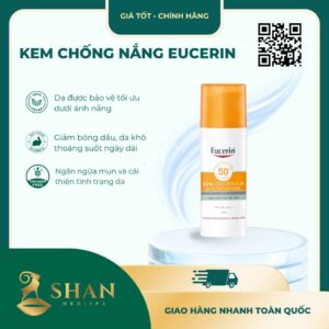 Kem Chống Nắng Eucerin Sun Dry Touch SPF50+ Kiềm Dầu & Ngừa Mụn [Giá Tốt]