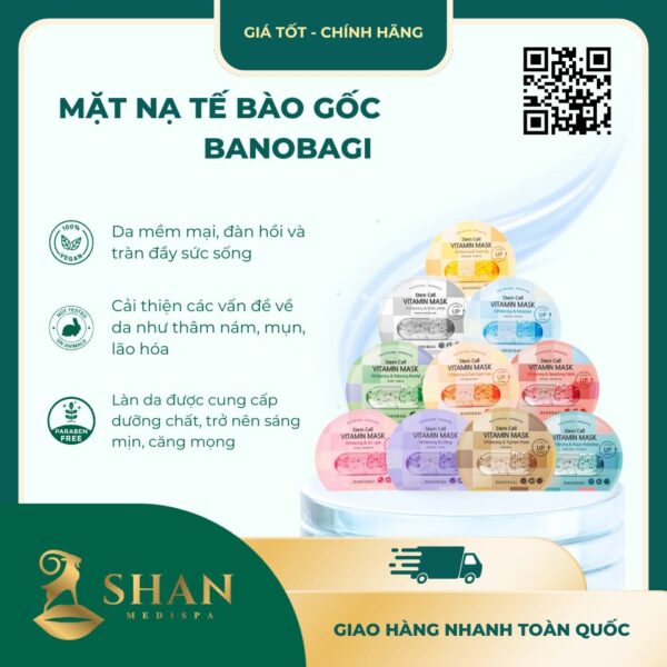 Mat Na Banobagi Duong Sang Va Cap Am Cho Da 30g Xanh