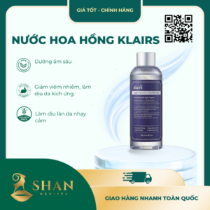 Nước Hoa Hồng Klairs Cho Da Nhạy Cảm 180ml [Giá Tốt]