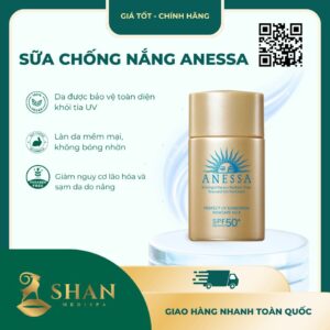 Sữa Chống Nắng Anessa Perfect UV Sunscreen Skincare Milk N SPF50+ PA++++ Dưỡng Da Kiềm Dầu (Mới) [Giá Tốt]