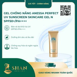 Gel Chống Nắng Anessa Perfect UV Sunscreen Skincare Gel N SPF50+/PA++++ Dưỡng Ẩm Bảo Vệ Hoàn Hảo - Mẫu Mới