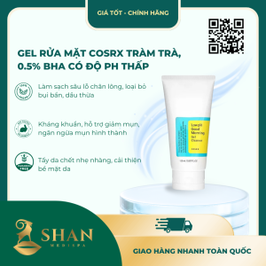 Gel Rửa Mặt Cosrx Tràm Trà, 0.5% BHA Có Độ pH Thấp [Mẫu Mới]