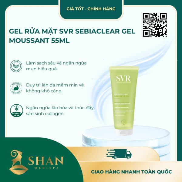 Gel Rua Mat SVR Khong Chua Xa Phong Cho Da Dau 55ml