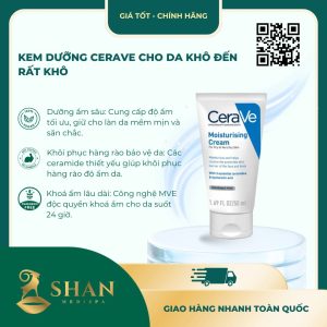 Kem Dưỡng Cerave Cho Da Khô Đến Rất Khô - Mẫu Mới