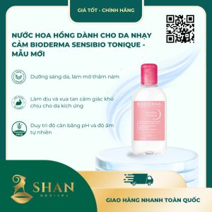Nước Hoa Hồng Dành Cho Da Nhạy Cảm Bioderma Sensibio Tonique - Mẫu Mới