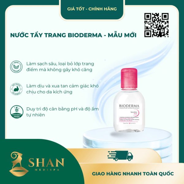 Nuoc Tay Trang Bioderma Danh Cho Da Nhay Cam 100ml 1