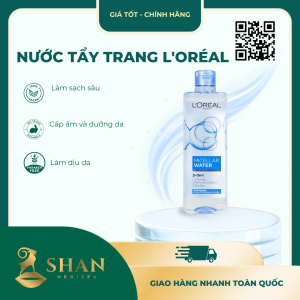 Nước Tẩy Trang L'Oréal Paris Micellar Water [Mẫu Mới]