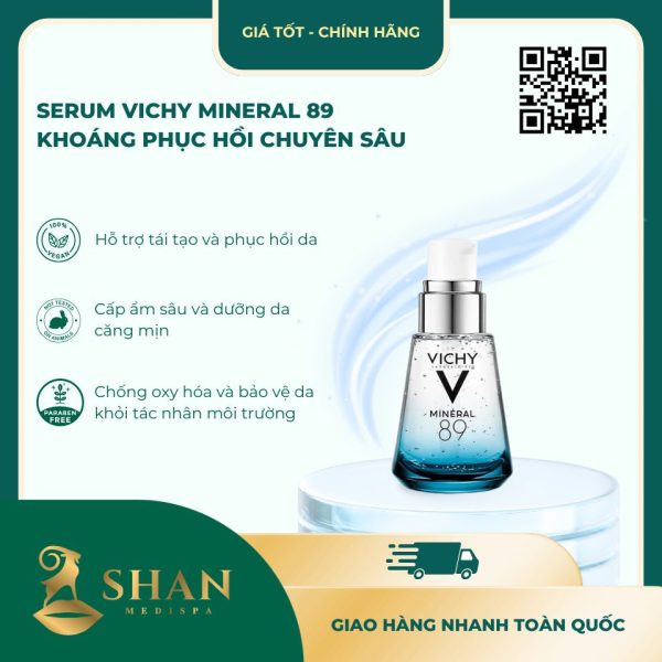Serum Vichy Khoáng Phục Hồi Chuyên Sâu Mineral 89 - Mẫu Mới 1 Serum Vichy 89 Khoang Chat Phuc Hoi Chuyen Sau 30ml 1