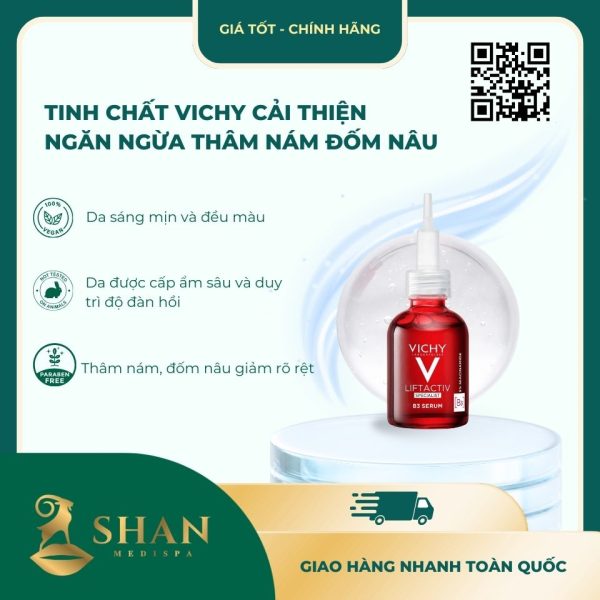 Serum Vichy Cai Thien Ngan Ngua Tham Nam Dom Nau 30ml