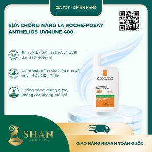 Sữa Chống Nắng La Roche-Posay Anthelios UVMUNE 400 Oil Control Fluid SPF50+ - Mẫu Mới