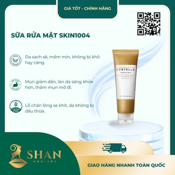 Sua Rua Mat Skin1004 Lam Sach Sau Cho Da Nhay Cam 125ml