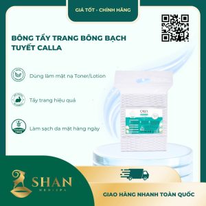 Bông Tẩy Trang Bông Bạch Tuyết Calla Mềm Mịn [Mẫu Mới]