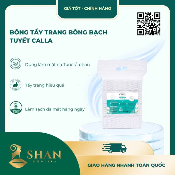Bong Tay Trang Bong Bach Tuyet Calla Mem Min Tui 500g
