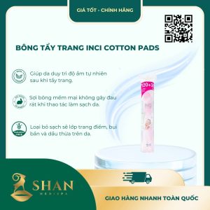 Bông Tẩy Trang Inci Cotton Pads [Mẫu Mới]