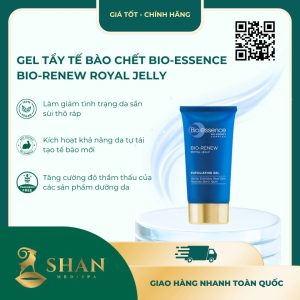 Gel Tẩy Tế Bào Chết Bio-essence Bio-Renew Royal Jelly Exfoliating Gel - Mẫu Mới