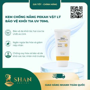 Kem Chống Nắng Pekah Vật Lý Bảo Vệ Khỏi Tia UV 70ml - Mẫu Mới