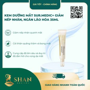 Kem Dưỡng Mắt Sur.Medic+ Giảm Nếp Nhăn, Ngăn Lão Hóa 35ml - Mẫu Mới