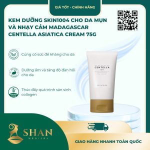 Kem Dưỡng Skin1004 Làm Dịu Da Chiết Xuất Rau Má Madagascar Centella Asiatica Cream 75g - Mẫu Mới