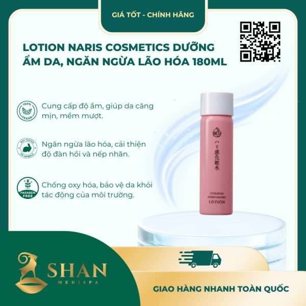 Lotion Naris Cosmetics Duong Am Da Ngan Ngua Lao Hoa 180ml