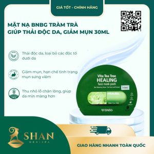 Mặt Nạ BNBG Tràm Trà Giúp Thải Độc Da, Giảm Mụn 30ml - Mẫu Mới