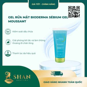 Gel Rửa Mặt Bioderma Sébium Gel Moussant [Mẫu Mới]