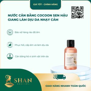 Nước Cân Bằng Cocoon Sen Hậu Giang Làm Dịu Da Nhạy Cảm [Mẫu Mới]