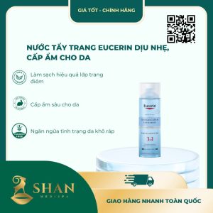 Nước Tẩy Trang Eucerin Dịu Nhẹ, Cấp Ẩm Cho Da [Mẫu Mới]
