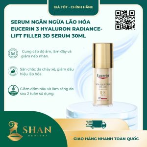 Serum Ngăn Ngừa Lão Hóa Eucerin 3 Hyaluron Radiance-Lift Filler 3D Serum 30ml [Mẫu Mới]