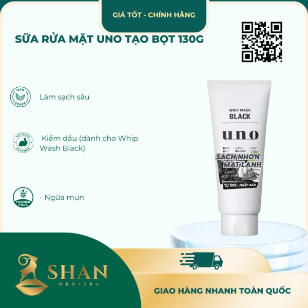 Sua Rua Mat Cho Nam Uno Tao Bot Sach Nhon Cho Da Dau 130g 1