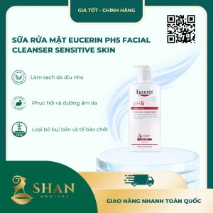 Sữa Rửa Mặt Eucerin PH5 Facial Cleanser Sensitive Skin - [Mẫu Mới]