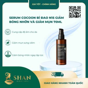 Serum Cocoon Bí Đao N15 Giảm Bóng Nhờn Và Giảm Mụn 70ml  [Mẫu Mới]