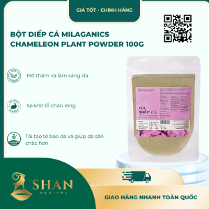 Bột Diếp Cá Milaganics Chameleon Plant Powder 100g - Mẫu Mới