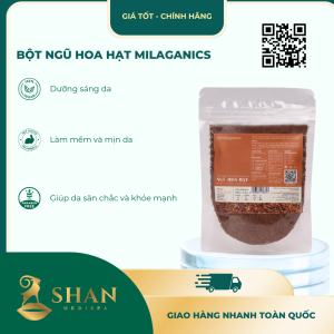 Bột Ngũ Hoa Hạt Milaganics - Mẫu Mới