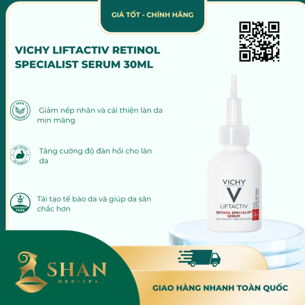 Duong Chat Vichy Giam Nep Nhan Va Giup Tre Hoa Da 30ml