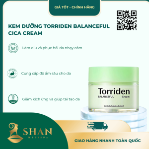 Kem Dưỡng Torriden Balanceful Cica Cream - Mẫu Mới
