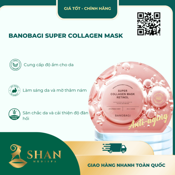 Mat Na Banobagi Retinol Cai Thien Nep Nhan Hong Dat 30g