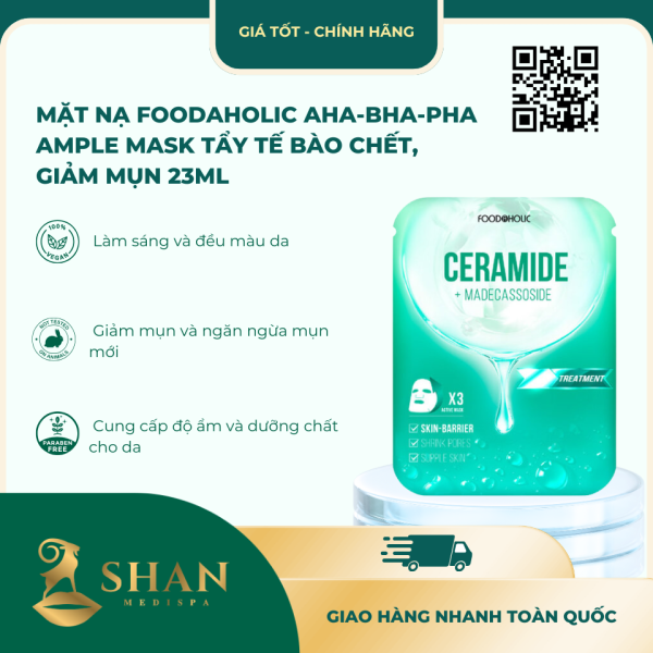 Mat Na Foodaholic Ceramide Lam Diu Phuc Hoi Da Mun 23ml