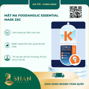 Mặt Nạ Foodaholic Essential Mask 23g - Mẫu Mới