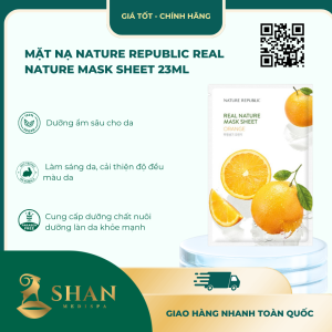 Mặt Nạ Nature Republic Real Nature Mask Sheet 23ml - Mẫu Mới