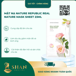Mặt Nạ Nature Republic Real Nature Mask Sheet 23ml - Mẫu Mới