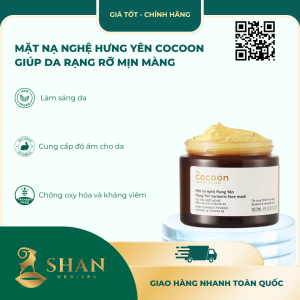 Mặt Nạ Nghệ Hưng Yên Cocoon Giúp Da Rạng Rỡ Mịn Màng - Mẫu Mới